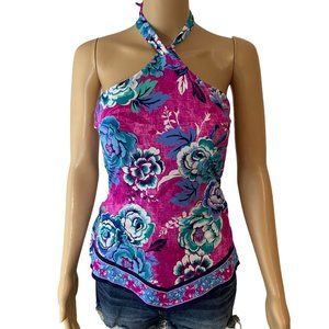 Apt. 9 Tankini Halter Style Bathing Suit Top Size L NWOT